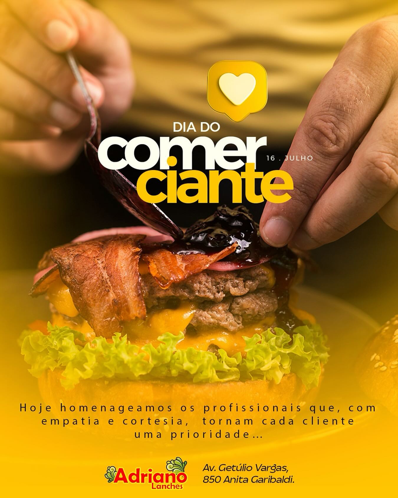 Lanche artesanal do Adriano Lanches